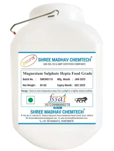 Magnesium Sulphate Heptahydrate Food Grade
