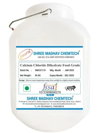 Calcium Chloride Dihydrate Food Grade